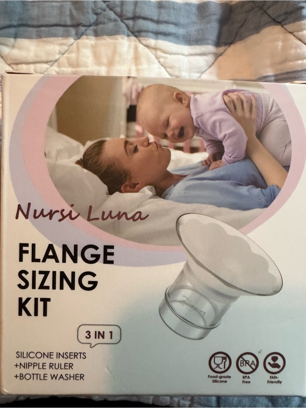 Nursi Luna Flange Sizing Kit and inserts